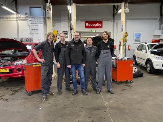 De werkplaats van Klaaysen Auto's